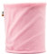Lupa Handgefertigter Unisex-Doppelschicht-Mikrofleece-Halswärmer – Halsgamaschen für Männer – Winter-Halswärmer für Frauen (Pink)
