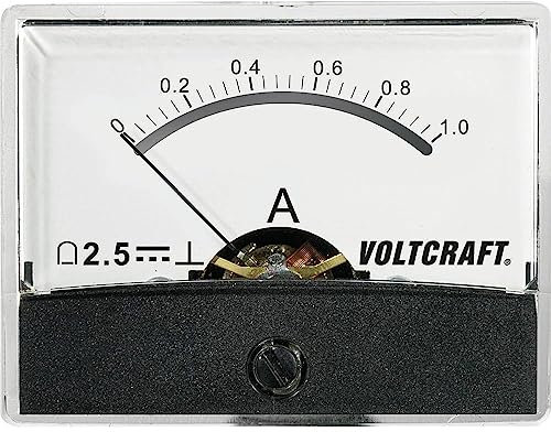 VOLTCRAFT AM-60X46/1A/DC AM-60X46/1A/DC Einbau-Messgerät AM-60X46/1A/DC 1 A Drehspule
