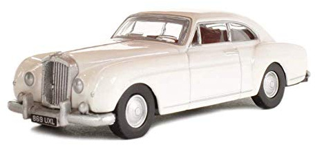 Oxford Diecast 76BCF003 Bentley S1 Continental Fastback Olympic White