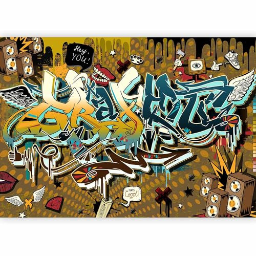 Papier peint murando intissé 350x256 cm Décoration Murale XXL Poster Tableaux Muraux Tapisserie Photo Trompe l'oeil Graffiti m-A-0160-a-c