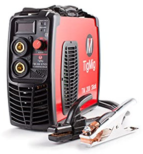 TIGMIG Saldatrice Inverter MMA (Elettrodo), Fino a 200 A, Con Funzione TIG LIFT, Modello TM 200 STICK, Accessori Inclusi, Garanzia e Assistenza ITALIA