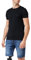 Tommy Hilfiger Herren T-Shirt, Slim Passform, Baumwolle, Schwarz (Flag Black 083), M