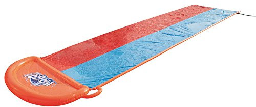 Bestway Water Slide, Play Slide - Double Slider, 18' in length, Orange, for ages 3+