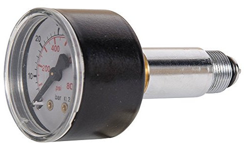Mares Erwachsene Hp Gauge for Pneumatic Gun Manometer, Schwarz, BX