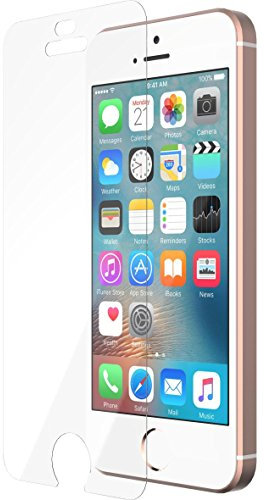 Tech 21 T21-5281 Impact Shield Durable Resistant Screen Protector with Self Healing Technology and Easy Use Applicator for Apple iPhone 5/5S/SE - Clear