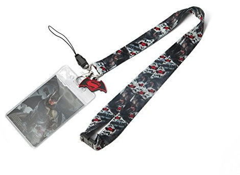 DC Comics Batman Lanyard with Dangle Action Figure