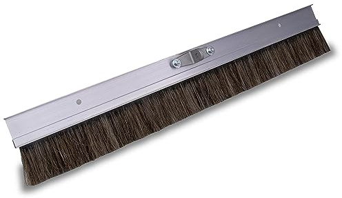 MARSHALLTOWN Aluminum Backed Concrete Broom for Finishing, Horsehair Fibers, 48 Inch, Made in The USA, 428HH