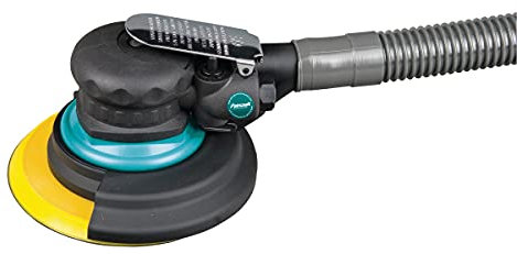 Aircraft Exzenterschleifer ESS 150 Komposit PRO (Luftbedarf ca. 350 l/min, Schleifmaschine, mit Absaugung, selbstsaugend, Arbeitsdruck 6,3 bar, Arbeitshub 5 mm, Schleifteller ø 150 mm) 2403450