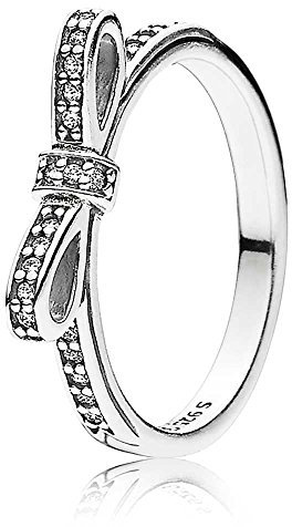 PANDORA Damen-Ring 925 Silber Zirkonia weiß Gr. 58 (18.5) - 190906CZ-58