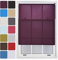 FURNISHED Blinds Window Custom Made to Measure Daylight Roller Blinds - Sheer Non-blackout Blind Opaque Fabric Shades Easy Fit Window Blinds, Purple up to 240W x 165H cm