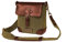 DRAKENSBERG Umhängetasche 'Mila' - kompakte Cross-Body- und Hand-Tasche im Vintagelook für Herren, nachhaltig handgemacht, Canvas, Leder, 4L, Grün, DR00122