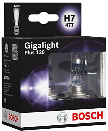 Bosch H7 Plus 120 Gigalight lampadine faro, 12 V 55 W PX26d, lampadine x2