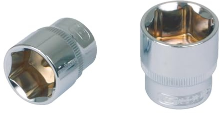 KS Tools 1/2' Chromeplus Sechskant-Stecknuss, 26mm, auf Hänger