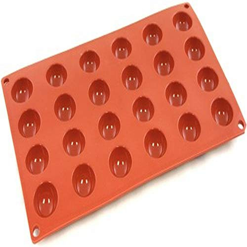 Paderno Flexipad Semisfera, in Silicone, Rosso, 3 cm