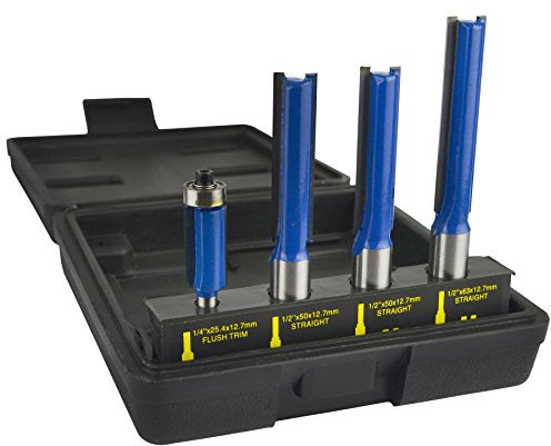 TCT Cutter Kitchen Router Bit Set 4pc Laminate Worktops TE170