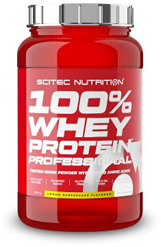 Scitec Nutrition 100% Whey Protein Professional - Mejorada con Aminoácidos Extra y Enzimas Digestivas - Sin gluten - Sin aceite de palma, 920 g, Limón-Tarta de queso