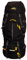 Tashev Outdoors Mount Trekkingrucksack Wanderrucksack Damen Herren Backpacker Rucksack groß 100l Plus 20l mit Regenschutz Schwarz & Gelb (Hergestellt in EU)