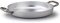 Pentole Agnelli Linie Aluminium Induktion Pfanne mit Induktionsboden, 2 Griffe 20 cm Silber/schwarz