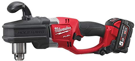Milwaukee M18CRAD-502X M18 Fuel Right Angle Drill Driver (2 x 5.0 Ah Batteries, Charger & dynacase) New
