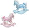 Schaukelpferd - rosa * Baby Geburt * Tortendekoration * Tortenfigur * Tischdekoration