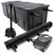 Wiltec Komplettset: CBF-350C Teichfilter bis 90000 L Teichfilteranlage Durchlauffilter, NEO10000 Teichpumpe 10000l/h 80W, CUV-272 Teichklärer UVC Klärer mit 72W, HJ-943 Springbrunnenpumpe 800l/h 16W