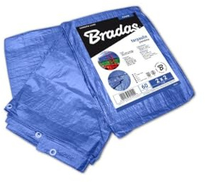 Abdeckplane 10 x 20 Meter - 60 g blau