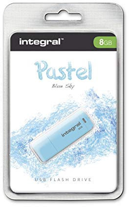 Integral Memory INFD8GBPASBLS 8GB Speicherkarte himmelblau