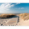 Fototapete - Tapete Strand 300x231cm - Foto Tapete Schlafzimmer Wohnzimmer Moderne Vliestapete XXL Wandtapete Motivtapeten 3d Effekt Wand Dekoration - Sand Wasser Natur Himmel Sommer Wolken Blau