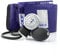 MDF Instruments, Calibra Aneroid Premium Professional Sphygmomanometer, Blood Pressure Monitor with Adult Cuff & Carrying Case, White Dial, Purple Cuff, MDF808M08