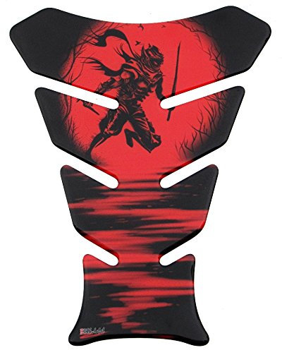 Tankpad 3D Ninja Red universeller Motorrad Aufkleber 500962