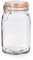 Quid New Canette Tarro Hermético Vidrio 1,5l Sodo Reciclable