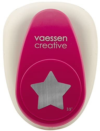 Vaessen Creative 21493-005 Stanzer Giant Stern | 8, 9 cm, Metal, Plastic, Purple, 16.3 x 12.5 x 9.4 cm xxxxl