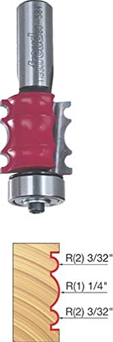 Freud Triple Beading Router Bit, 15/16 Diameter, 1/2 Shank