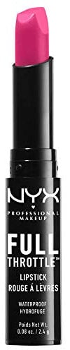 NYX Full Throttle Lipstick - Lethal Kiss, 0.08 oz.