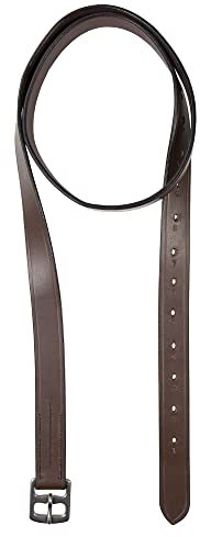 PFIFF 101222 Steigbügelriemen, Edelstahlschnallen, Riemen Steigbügel, Pony Braun 1 Paar