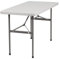Flash Furniture Kathryn Klapptisch, 122 cm, Granit, Kunststoff, Weiß