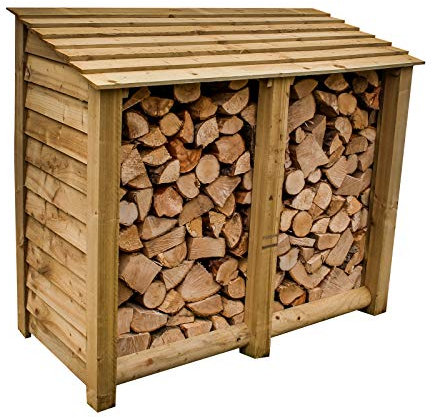 The Garden Supplies Centre Large Log Store, Pressure Treated
