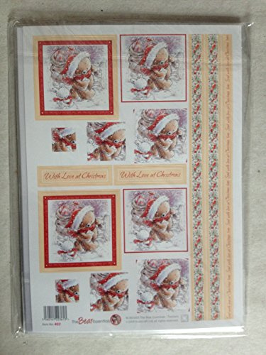 Buzzcraft 3D Die Cut Twisters Decoupage Sheet - 403 The Bear Essentials