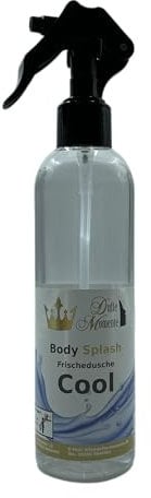 Dufte Momente | Body Splash Körperspray Frischedusche Cool 250ml | Kampfer – Menthol | erfrischend und belebend | ohne klebrige Rückstände | vegan und ohne Tierversuche