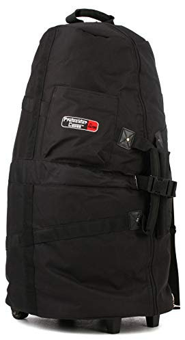 Gator Cases Protechtor Series gepolsterte Conga-Tasche mit verstellbarem Gurt und Rollen; passend für die meisten Congas in Standardgröße (GP-Conga-W)
