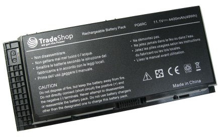 Hochleistungs Li-Ion Qualitäts Akku, 10,8V/11,1V / 4400mAh für Dell Precision M4600 M-4600 M4700 M-4700 M6600 M-6600 ersetzt Dell 0TN1K5 FV993 PG6RC R7PND JHYP2 0-TN-1-K5 FV-993 PG-6-RC R-7-PND JHYP-2