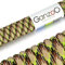 Ganzoo Paracord 550 Seil, Nylon-Polyester, 4mm, Typ 3, 30 Meter, 7 Kernstränge, Outdoor-Schnur, Allzweck-Seil, Hundehalsband, Hundeleine, Armband knüpfen, Camping, Survival - braun grün schwarz