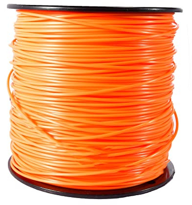 MaxPower 333695 Trimmerfaden für Wohnzwecke, rund, Nylon, 0,2 cm Länge, 2,5 m, Orange