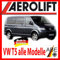 Windabweiser Regenabweiser Seitenwindabweiser VW T5 BUS + TRANSPORTER + MULTIVAN BJ: ab 4/03 VORNE, MIT ABE