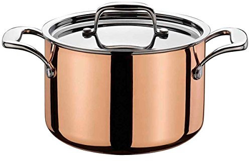 Spring 0715540620 Culinox Fleischtopf mit Deckel, Andere, silber, 15,4 x 25,2 x 33,2 cm