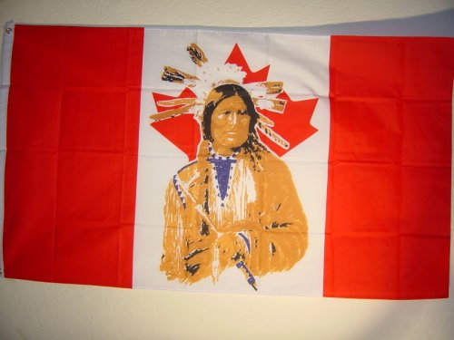 Fahnen Flaggen KANADA INDIANER 150 x 90 cm Fahne Flagge