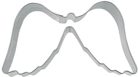 Staedter Emporte-pièce en Forme d'ailes d'ange, Argent, Acier Inoxydable, Silver, 8.5 cm