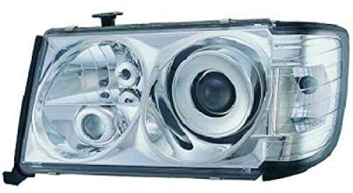 Scheinwerfer SET W124, De Licht, Man. LWR H1+H1+h3 (Klarglas / Chrom)