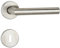 ZT - Drückergarnitur Hermat BASIC 02 1802 ER mit Rosetten 2036 K BB Oberfläche 60 Edelstahl matt
