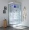 Kiamami Valentina - Cabina Doccia 70x90 | Bagno Turco | 16 Getti | Radio FM e Altoparlante | Vetro Temperato | Piatto Antiscivolo, 70x90CM DX, Vetro